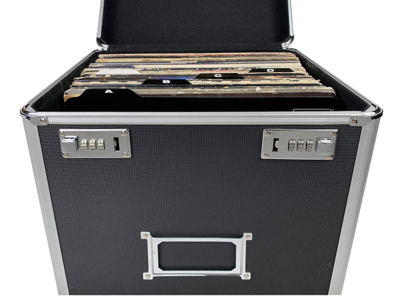 Vaultz Vinyl Record Storage Dividers A-Z - 26 Record Holder Organizer Guides - Alphabetical Vinyl LP Dividers for Album Crate, Collection Library Bin, Black - Image 5